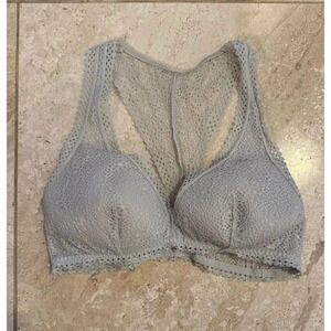 Victoria Secret Dusty blue Lace Bralette Size medium